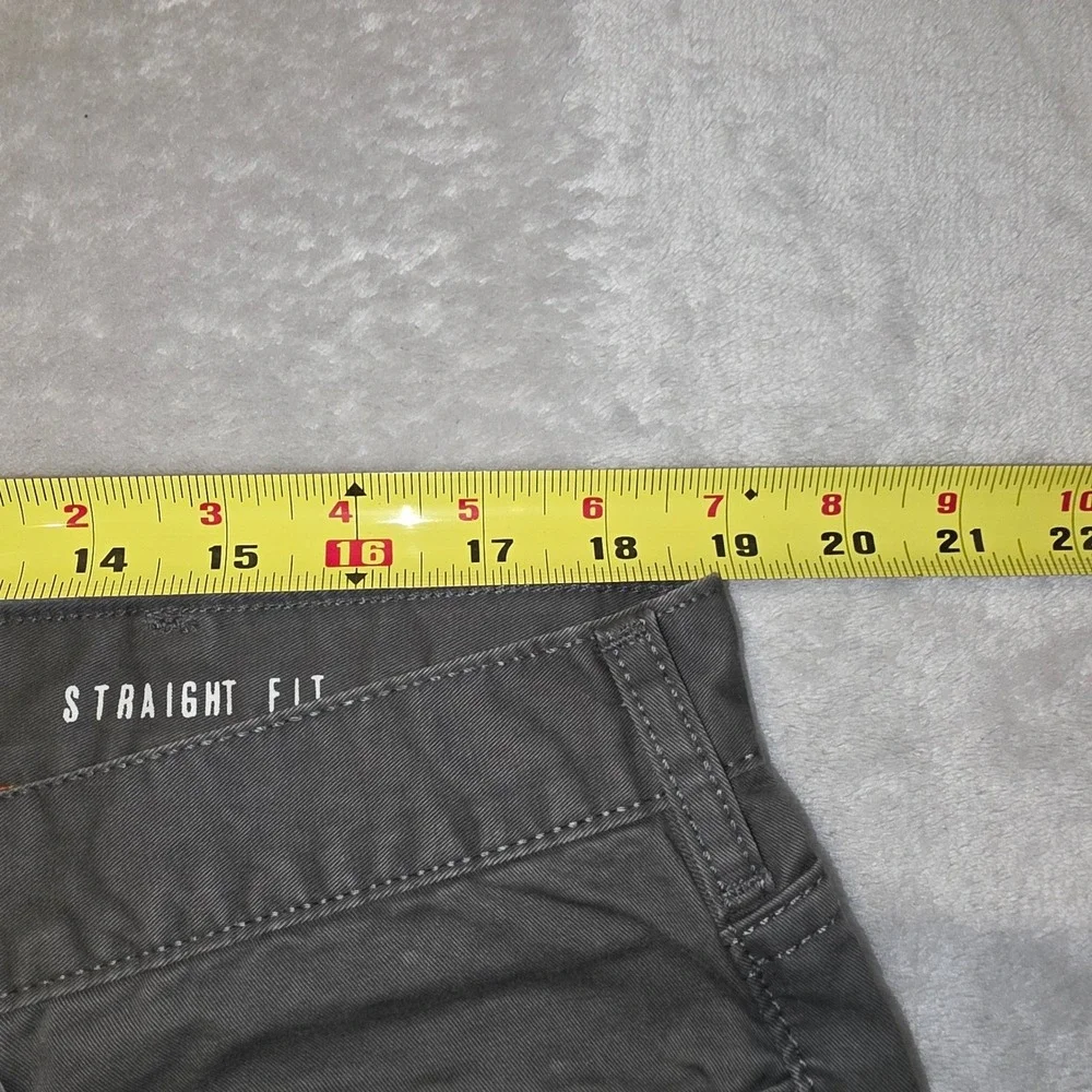Dockers Mens Straight Fit Chinos‎ Pants Gray Size 38x32 Cotton Casual Comfort